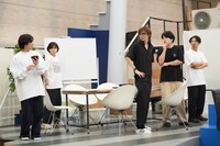 PARCO PRODUCE 2025 音楽劇「MONDAYS／このタイムループ、まだまだ終わらない!?」稽古より。（撮影：田中亜紀）