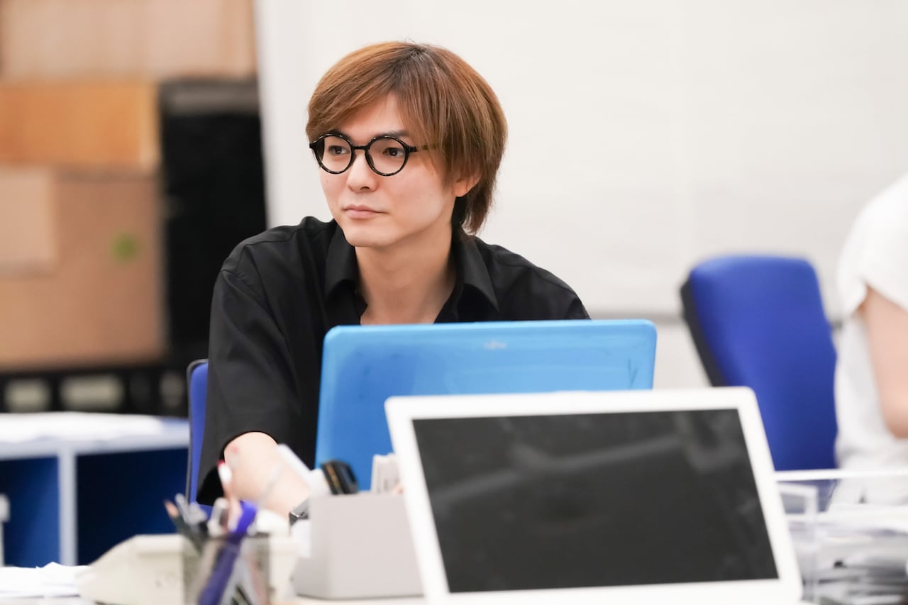PARCO PRODUCE 2025 音楽劇「MONDAYS／このタイムループ、まだまだ終わらない!?」稽古より。（撮影：田中亜紀）
