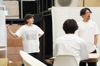 PARCO PRODUCE 2025 音楽劇「MONDAYS／このタイムループ、まだまだ終わらない!?」稽古より。（撮影：田中亜紀）