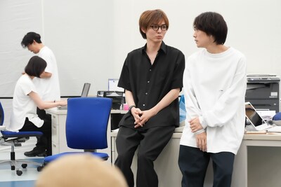 PARCO PRODUCE 2025 音楽劇「MONDAYS／このタイムループ、まだまだ終わらない!?」稽古より。（撮影：田中亜紀）