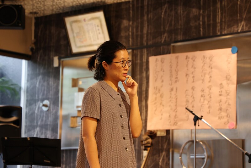 ハイドロブラスト「ケアと演技」大阪公演より。(撮影:江里口暁子)