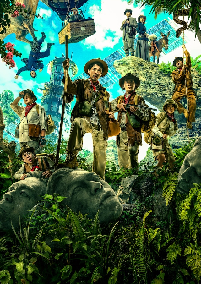 ヨーロッパ企画 第44回公演「インターネ島エクスプローラー」ビジュアル（宣伝美術：山下浩介）