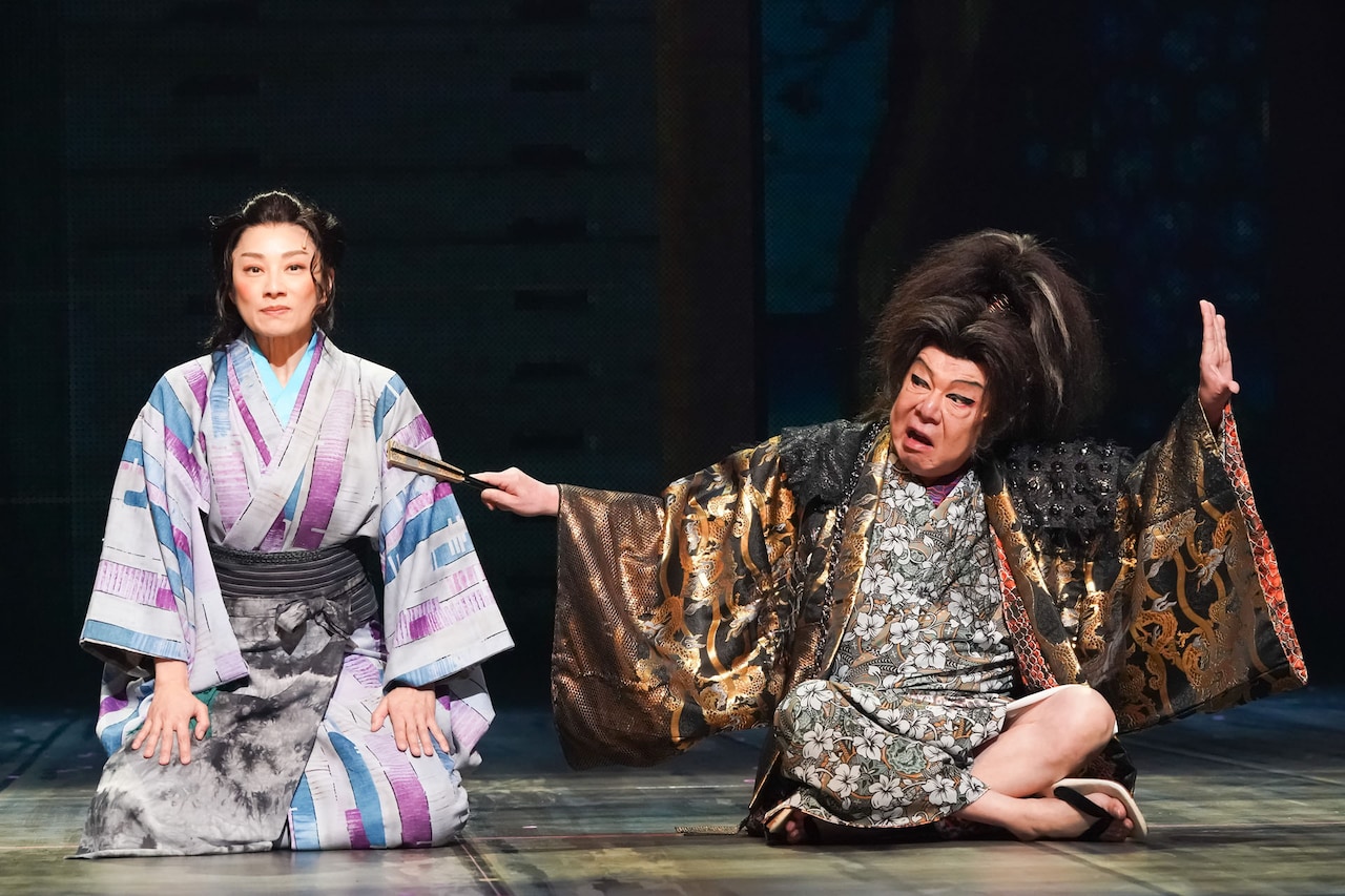 2025年劇団☆新感線 45周年興行・秋冬公演 チャンピオンまつり いのうえ歌舞伎「爆烈忠臣蔵～桜吹雪 THUNDERSTRUCK」より。（撮影：田中亜紀）