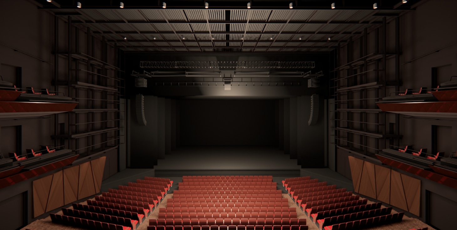 EX THEATER ARIAKEの客席イメージ。