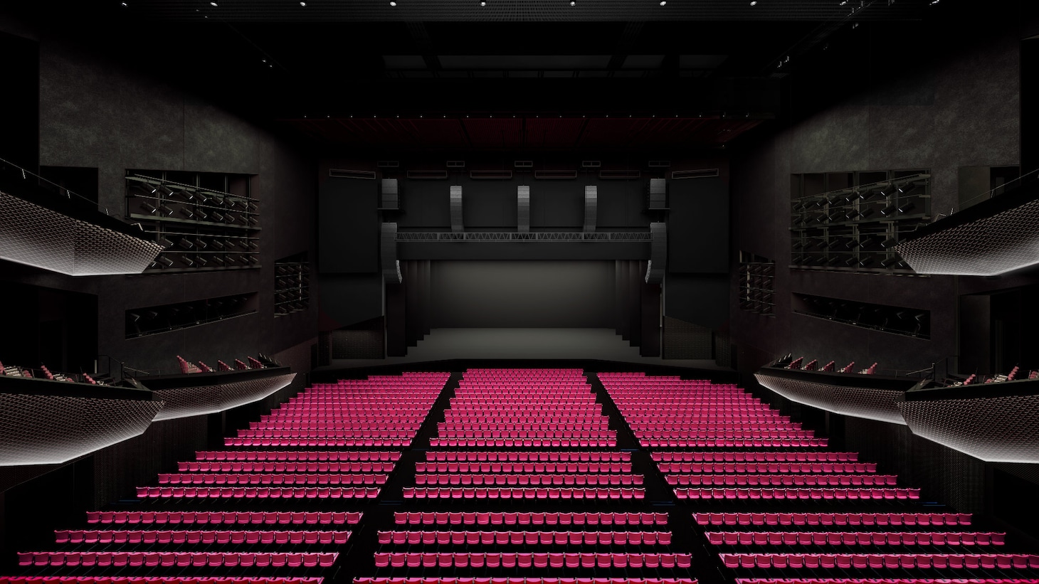 EX THEATER ARIAKEの客席イメージ。