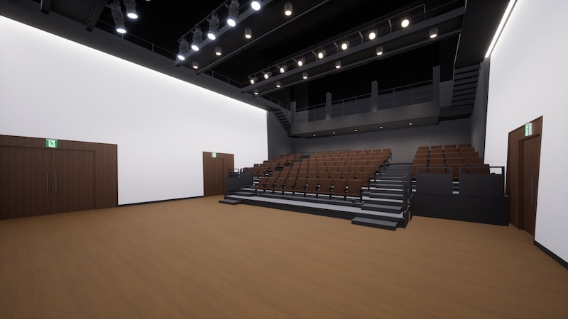 コモンスペースのイメージパース。