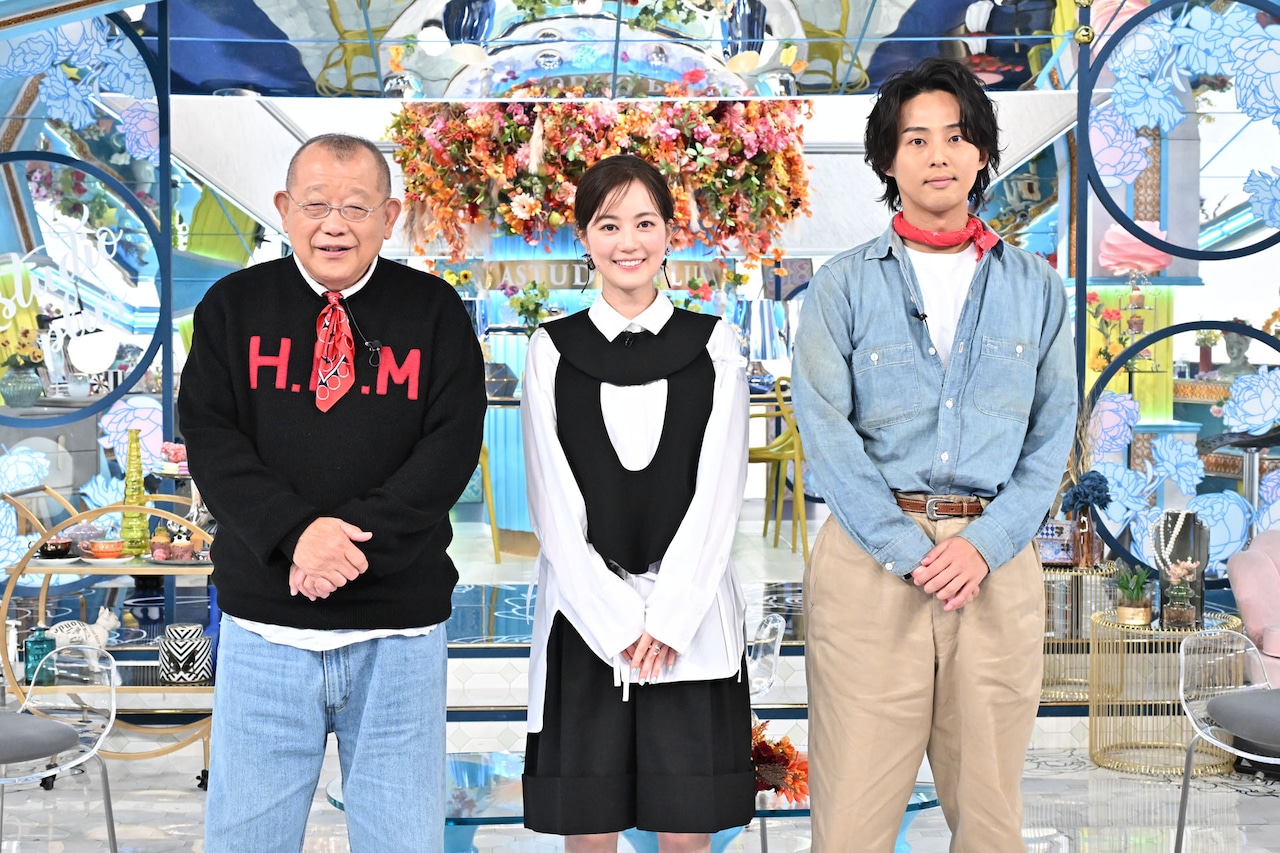 左から笑福亭鶴瓶、生田絵梨花、藤ヶ谷太輔。