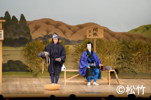 通し狂言「義経千本桜」より、「木の実・小金吾討死」Aプロの様子。