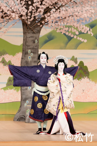 通し狂言「義経千本桜」より、「吉野山」Aプロの様子。