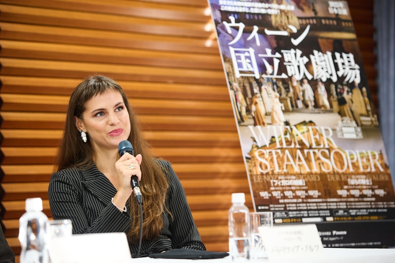 ウィーン国立歌劇場2025年日本公演開幕記者会見より、パトリツィア・ノルツ。(Photo by Yuji Namba)