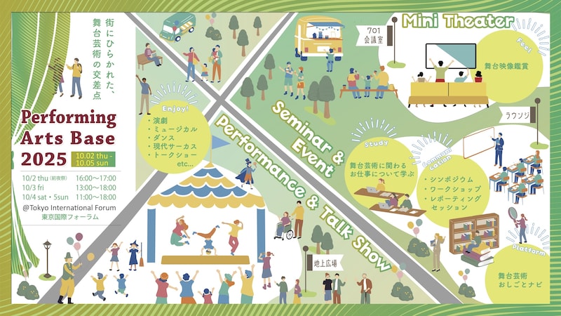 「Performing Arts Base 2025」ビジュアル
