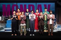 PARCO PRODUCE 2025 音楽劇「MONDAYS／このタイムループ、まだまだ終わらない!?」会見の様子。（撮影：田中亜紀）