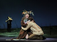 「Bunkamura Production 2025 / DISCOVER WORLD THEATRE vol.15『リア王』NINAGAWA MEMORIAL」より。（撮影：細野晋司）