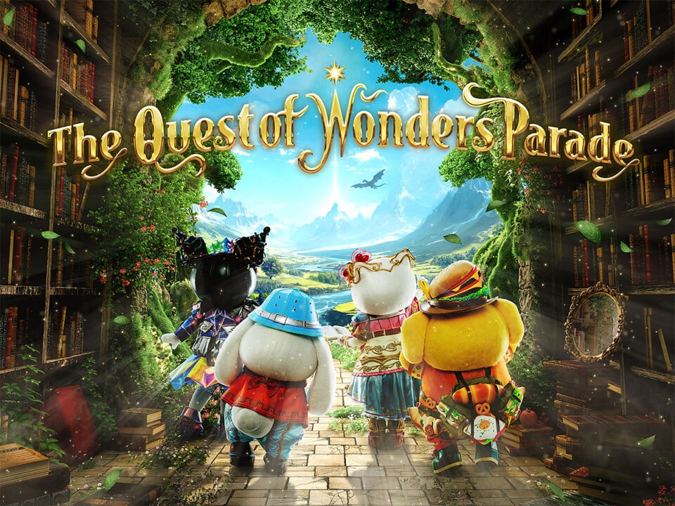 東京・サンリオピューロランドで12月5日にスタートするメインパレード「The Quest of Wonders Parade」のティザービジュアル。