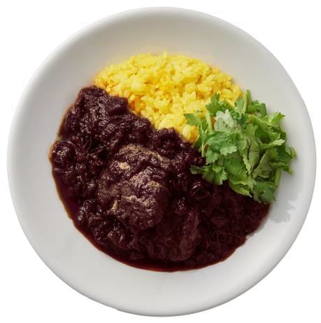 ブラック麻辣ウェッターヒンの調理例。