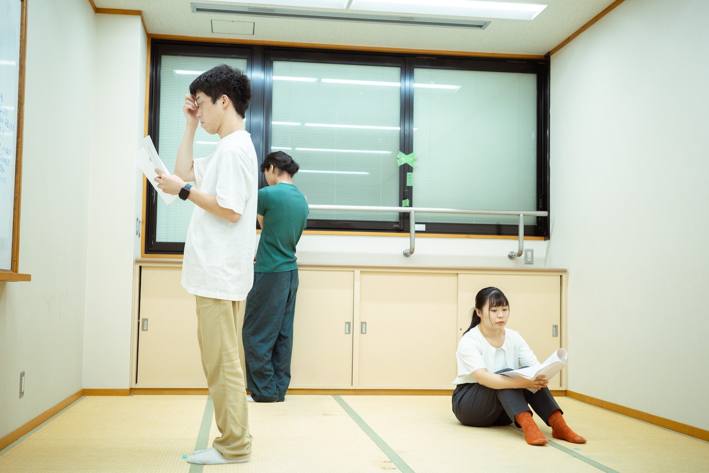 來來尸來 004便「レ-ガデラ」稽古の様子。