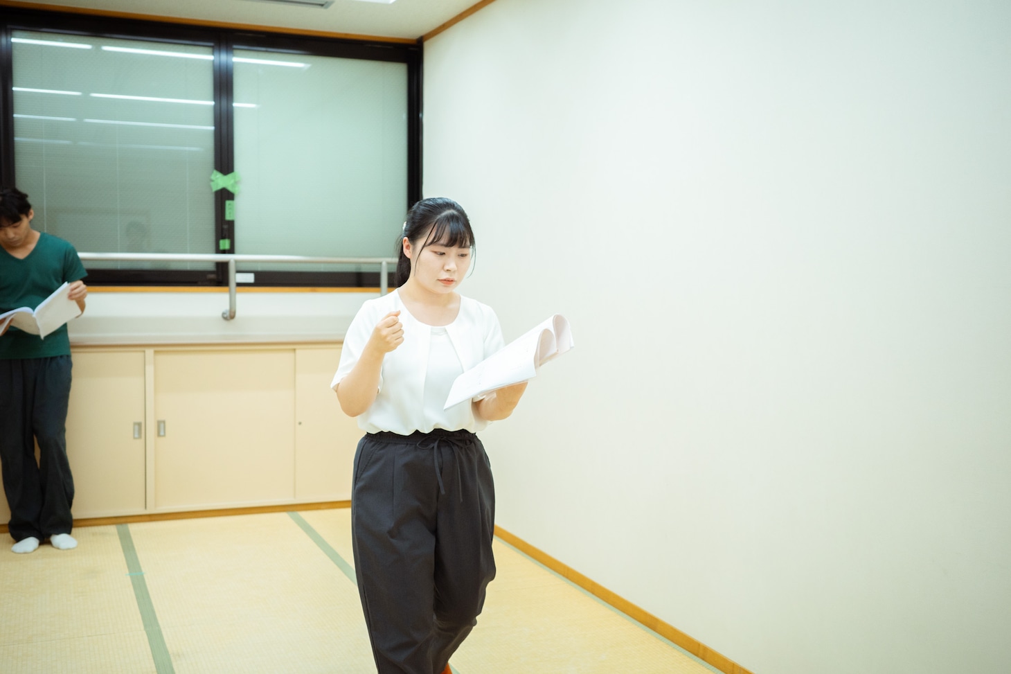 來來尸來 004便「レ-ガデラ」稽古の様子。