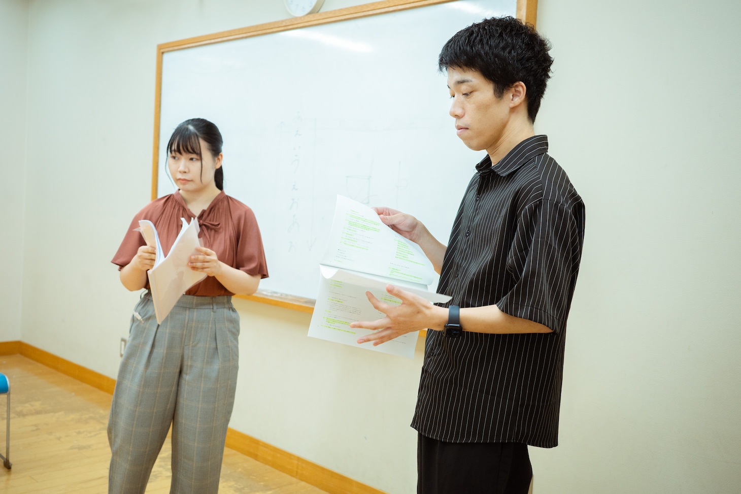 來來尸來 004便「レ-ガデラ」稽古の様子。