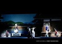 歌舞伎「刀剣乱舞 東鑑雪魔縁」の場面写真。