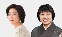 左から藤山直美、寺島しのぶ。