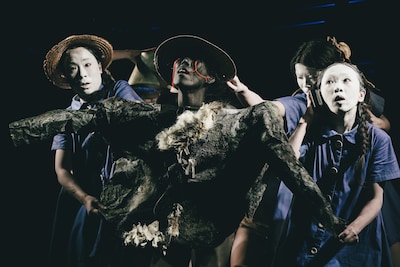 大駱駝艦 壺中天 舞踏公演 梁鐘譽「春の祭典」より。（撮影：腰山大雅）