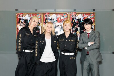 左から井阪郁巳、北村諒、竹中凌平、佐藤信長。