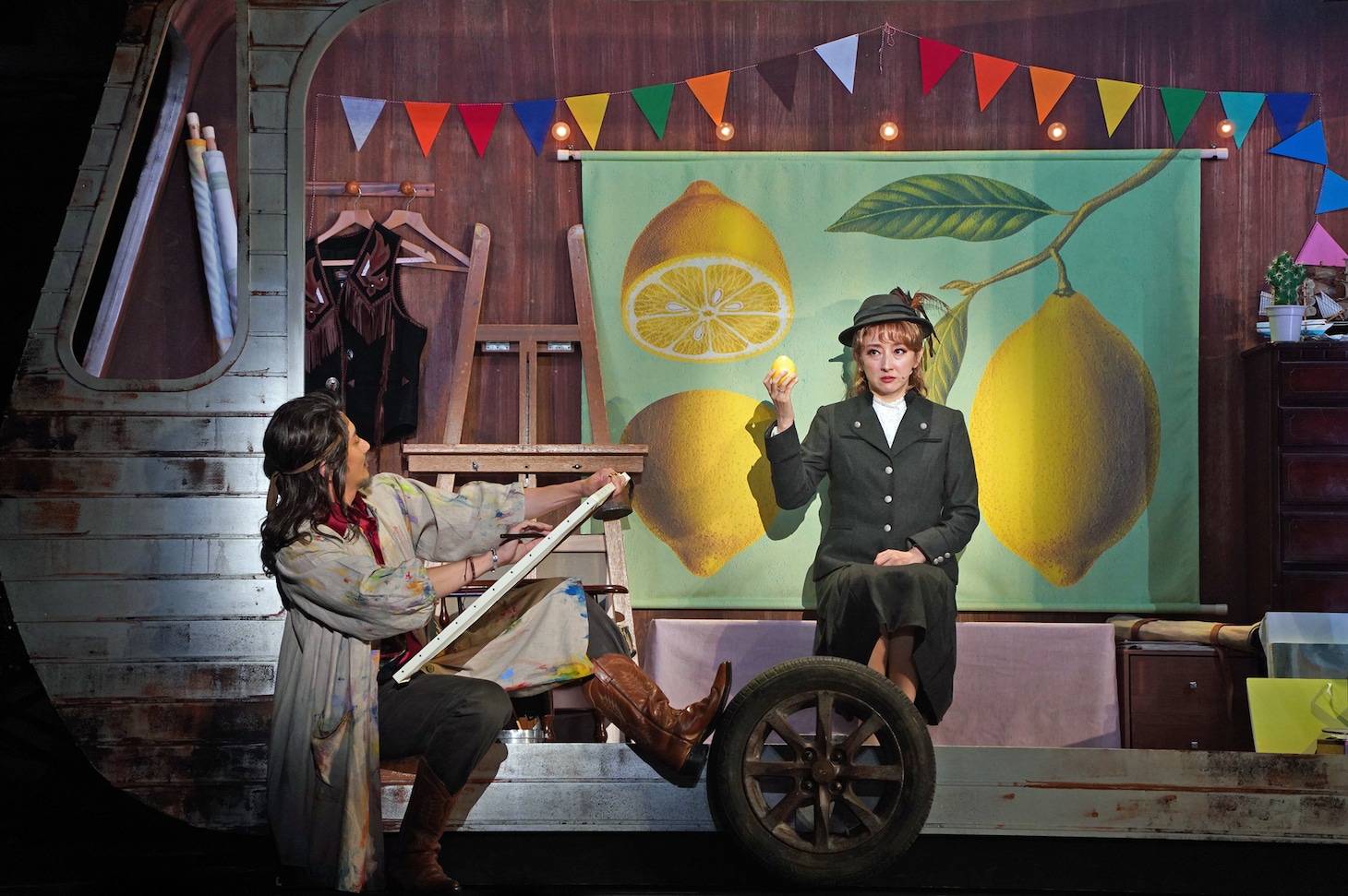 ミュージカル「バグダッド・カフェ」より。