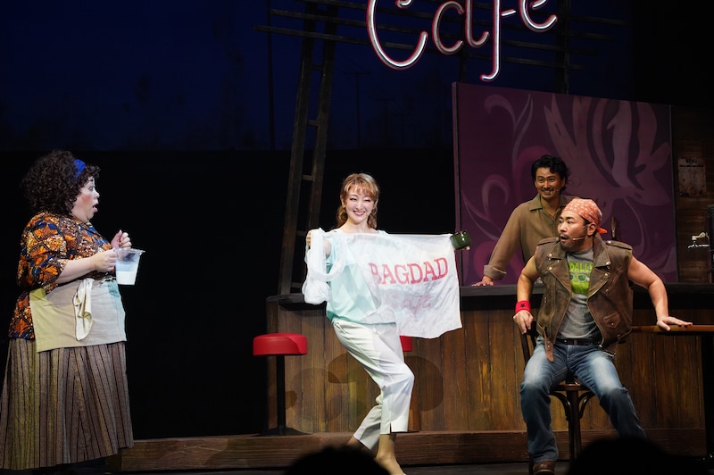 ミュージカル「バグダッド・カフェ」より。
