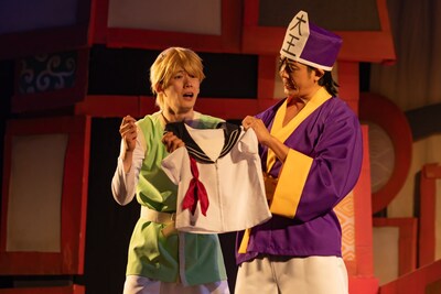 「復刻 舞台 増田こうすけ劇場 ギャグマンガ日和 ～奥の細道 地獄のランウェイ編～」より。