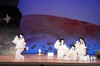 昼の部「鳥獣戯画絵巻」より。