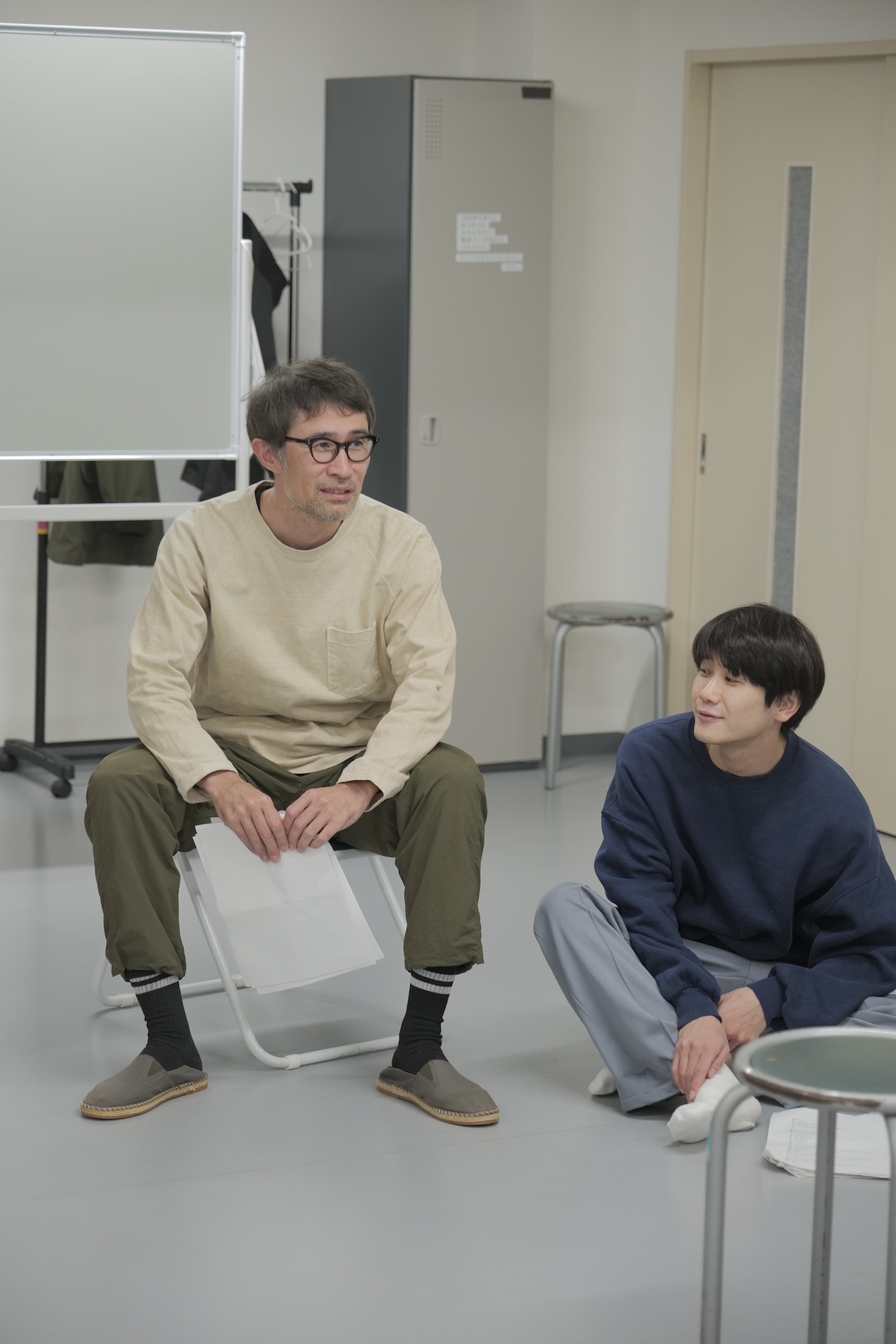 劇団普通「季節」稽古の様子。（撮影：福島健太）