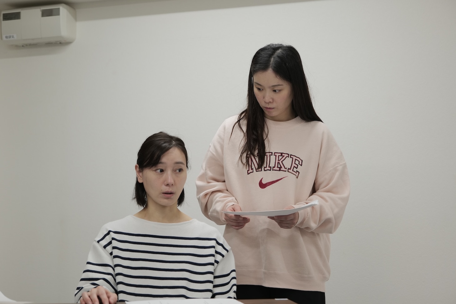 劇団普通「季節」稽古の様子。（撮影：福島健太）