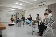 劇団普通「季節」稽古の様子。（撮影：福島健太）
