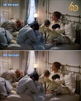 映画「サウンド・オブ・ミュージック」4Kとオリジナル素材の比較画像。"THE SOUND OF MUSIC”©1965 20th Century Studios, Inc. All rights reserved