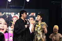 音楽劇「三文オペラ 歌舞伎町の絞首台」記者会見より。（撮影：飯塚麻美）