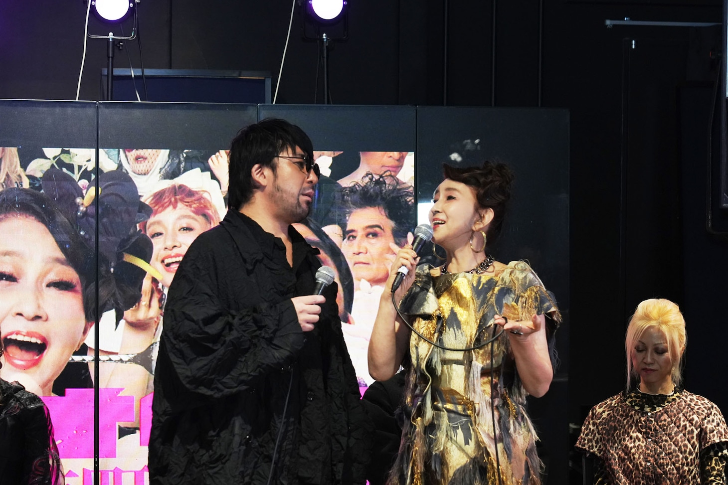 音楽劇「三文オペラ 歌舞伎町の絞首台」記者会見より。（撮影：飯塚麻美）