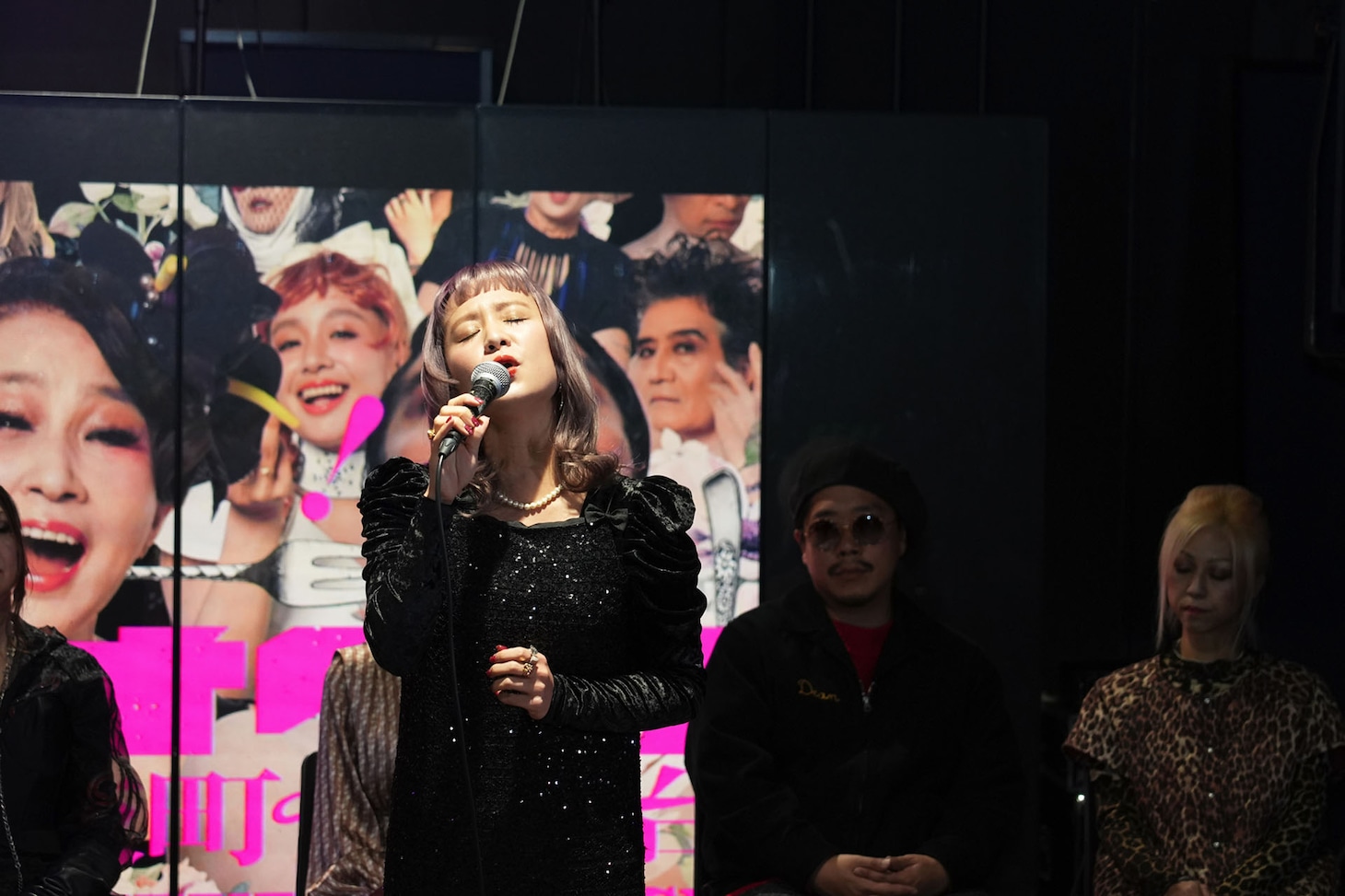 音楽劇「三文オペラ 歌舞伎町の絞首台」記者会見より。（撮影：飯塚麻美）