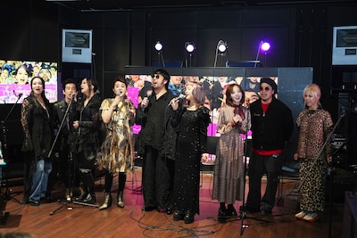 音楽劇「三文オペラ 歌舞伎町の絞首台」記者会見より。（撮影：飯塚麻美）