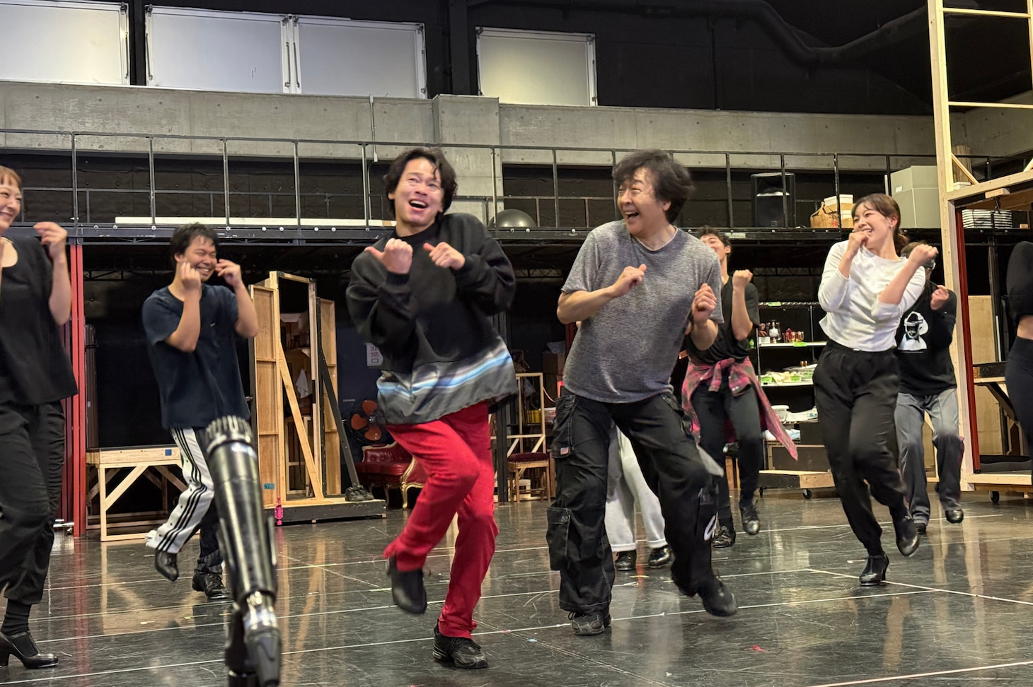 ミュージカル「サムシング・ロッテン」楽曲披露取材会より。