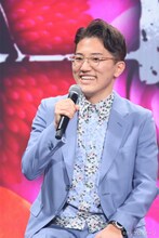 ミュージカル「白爪草」制作発表より、福田響志。（撮影：宮川舞子）