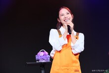 ミュージカル「白爪草」制作発表より、屋比久知奈。（撮影：宮川舞子）