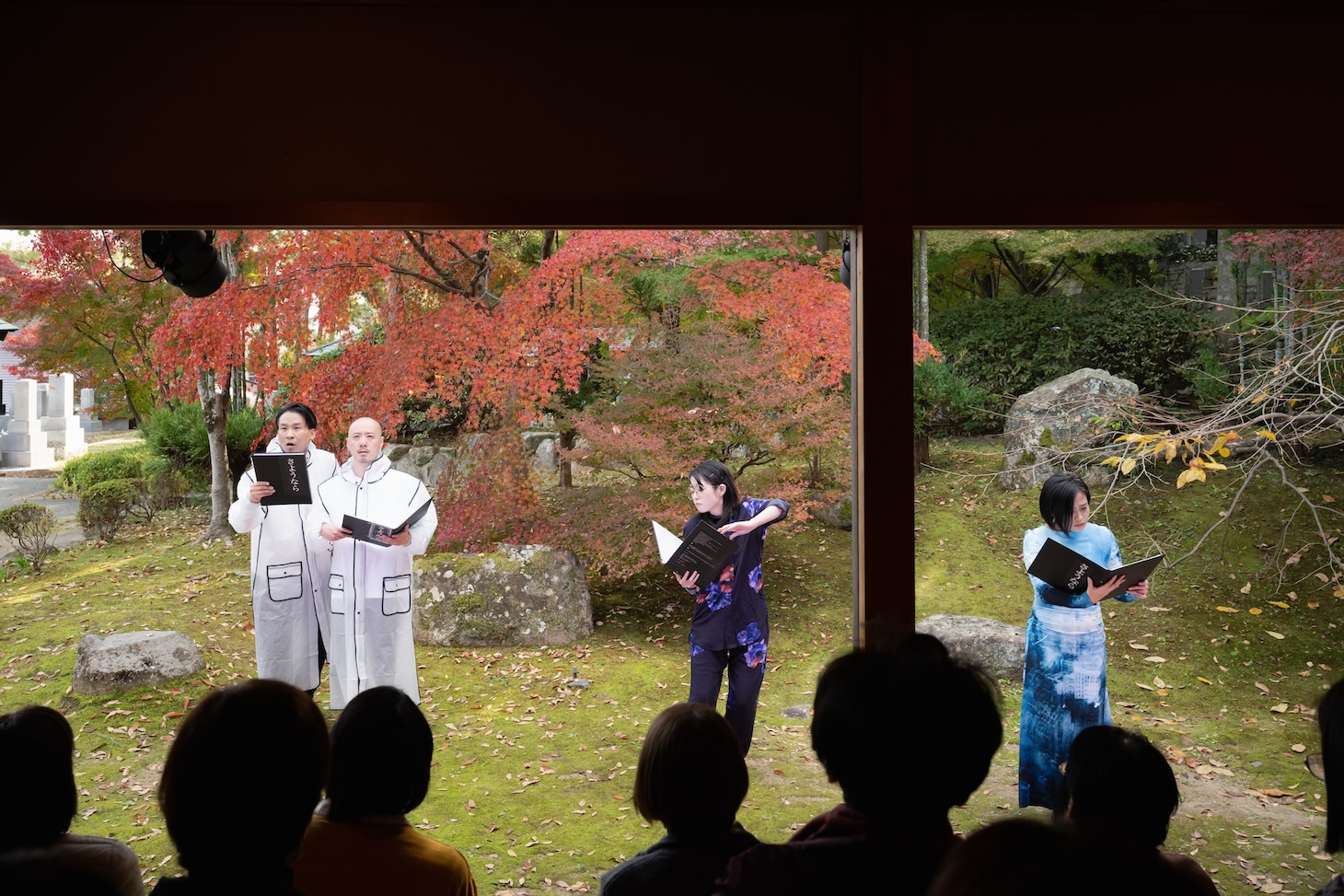 「MPAD2025」より、鎌ヶ谷アルトギルドによる山田風太郎「さようなら」の様子。（撮影：森井一鷹）