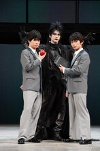 左から渡邉蒼、浦井健治、加藤清史郎。（撮影：田中亜紀）