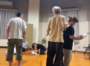 シニア演劇倶楽部 うつろ座 第10回公演「いっぽんのキ」稽古の様子。