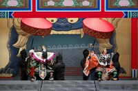 「令和7年12月文楽鑑賞教室 / 大人のための文楽入門」Aプロより、「国性爺合戦」の様子。（提供：国立劇場、撮影：光齋昇馬）