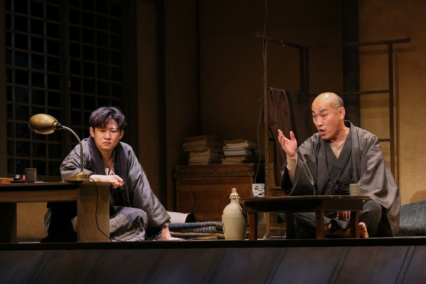 こまつ座 第156回公演「泣き虫なまいき石川啄木」より。（撮影：宮川舞子）