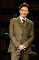 ミュージカル「ダディ・ロング・レッグズ」囲み取材より、井上芳雄。