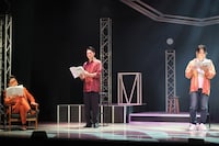 LIVE×Reading Musical「オッサン（36）がアイドルになる話」公開ゲネプロの様子。