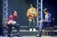 LIVE×Reading Musical「オッサン（36）がアイドルになる話」公開ゲネプロの様子。