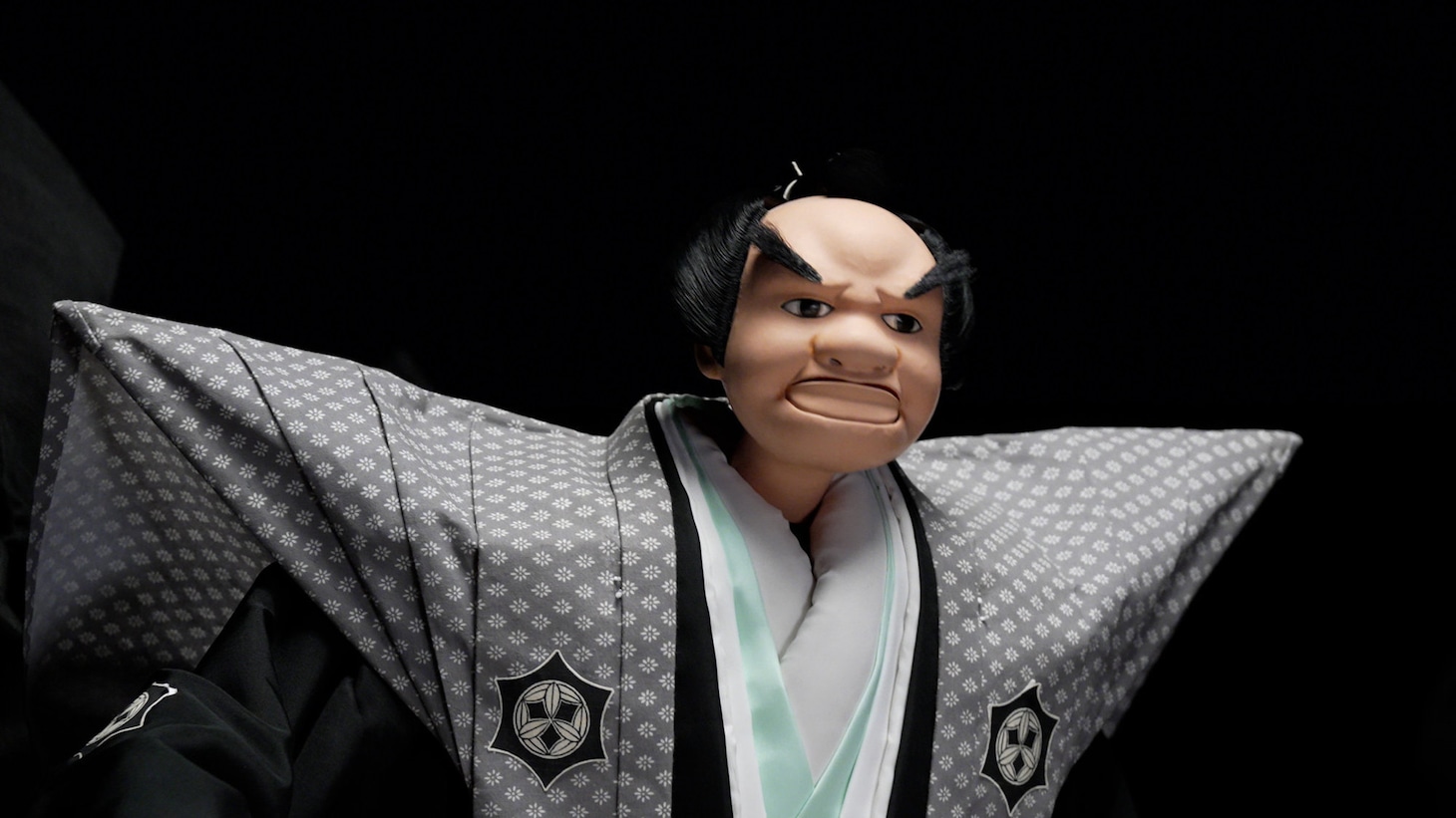 近松門左衛門と組んで、ヒット作を生み出す初代竹本義太夫。（写真提供：NHK）